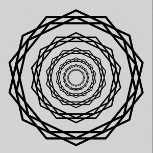 Optical illusions: These winding lines will fool one’s eyes, so look again