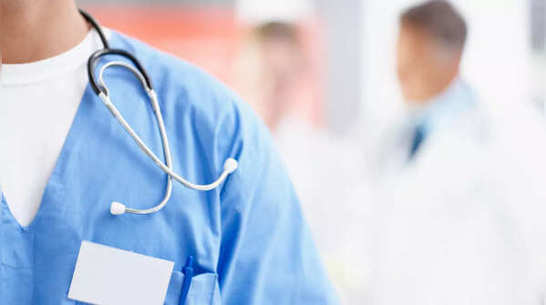 Doctor consulting with patient.