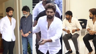 Allu Kanaka Ratnamma's demise: Allu Arjun meets Chiranjeevi, family in emotional moment - Watch